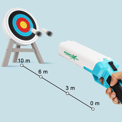 Doppelläufige Spielzeug-Schaum-Blaster mit 10 Saugpfeil