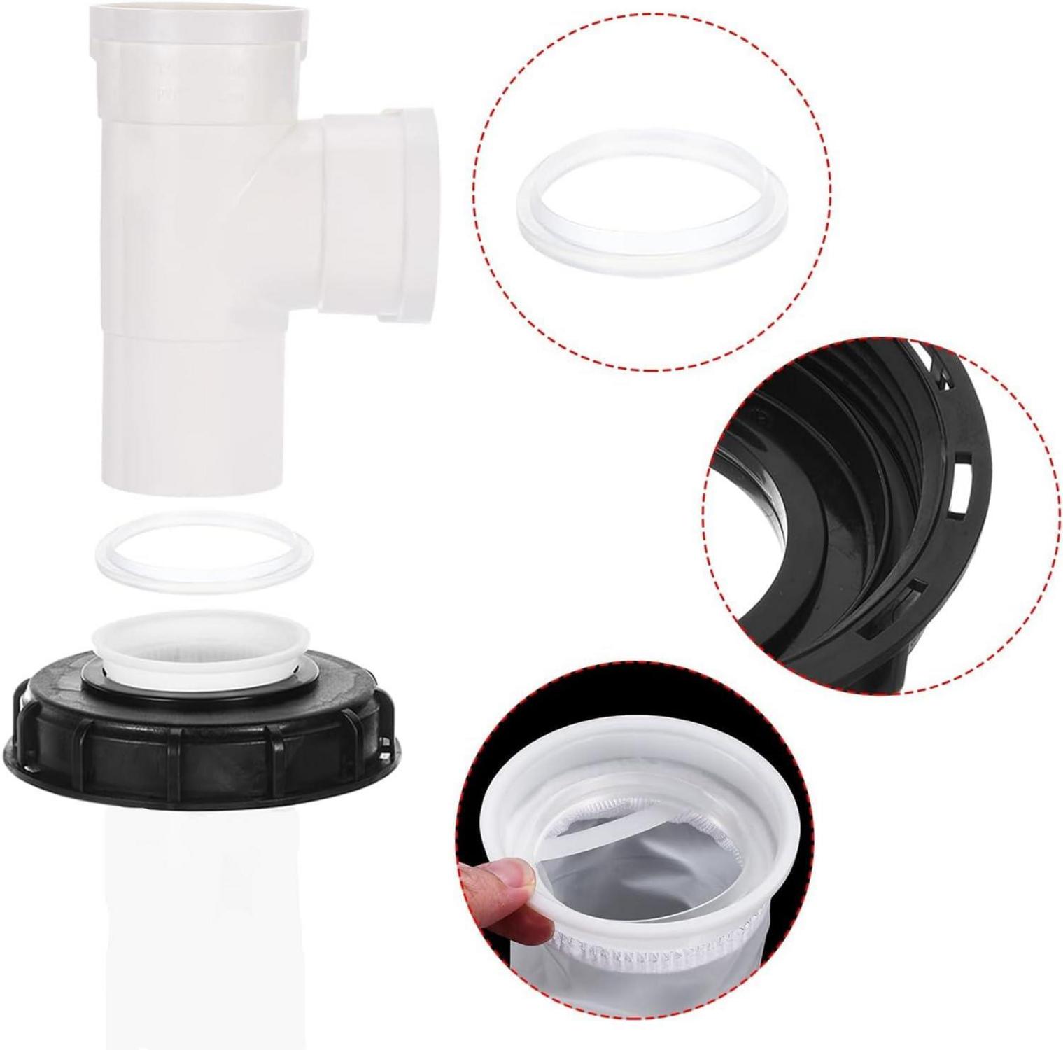 GEDEGOOK F-form IBC Deckel Filter Nylon Wasserfilter 163mm Tankdeckel