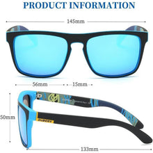 Polarisierte Sonnenbrille Herren Damen UV400 Retro Vintage Blau