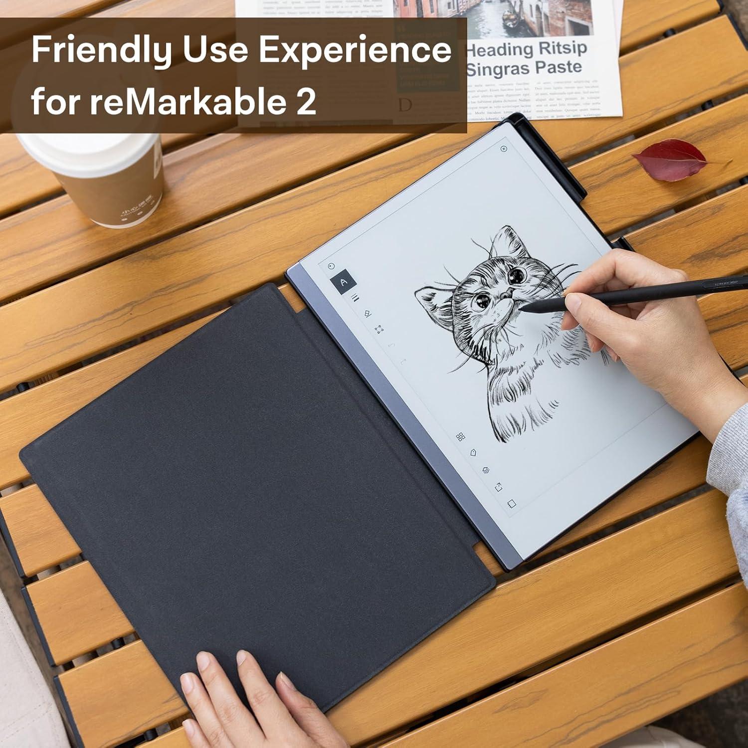 CoBak Hülle für Remarkable 2 Paper Tablet 10.3 Zoll Schwarz