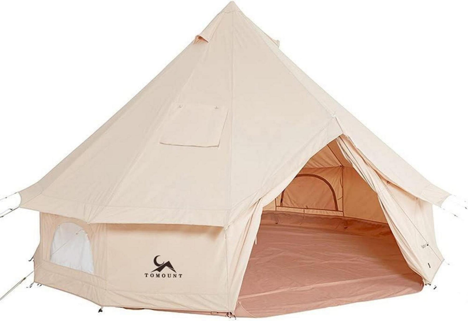 Glockenzelt Baumwolle 3m 4m Glamping Familien Outdoor Camping Zelt