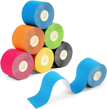 Kinesiotapes 6 Rollen 5mx5 cm Sport Physiotape wasserfest
