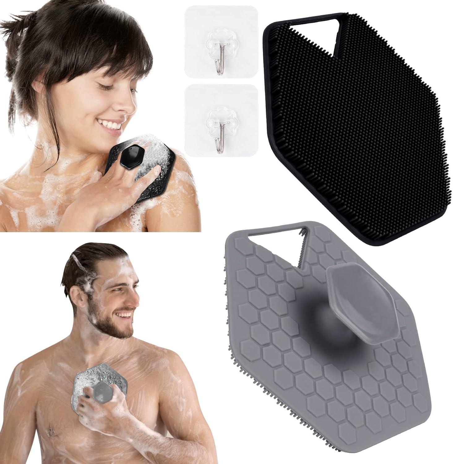 Silikon Badebürste Baby Kopfhaut Scrubber Körperbürste Massage