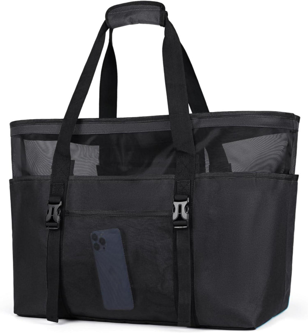 Strandtasche XXL mit Reißverschluss Wasserdicht Faltbar