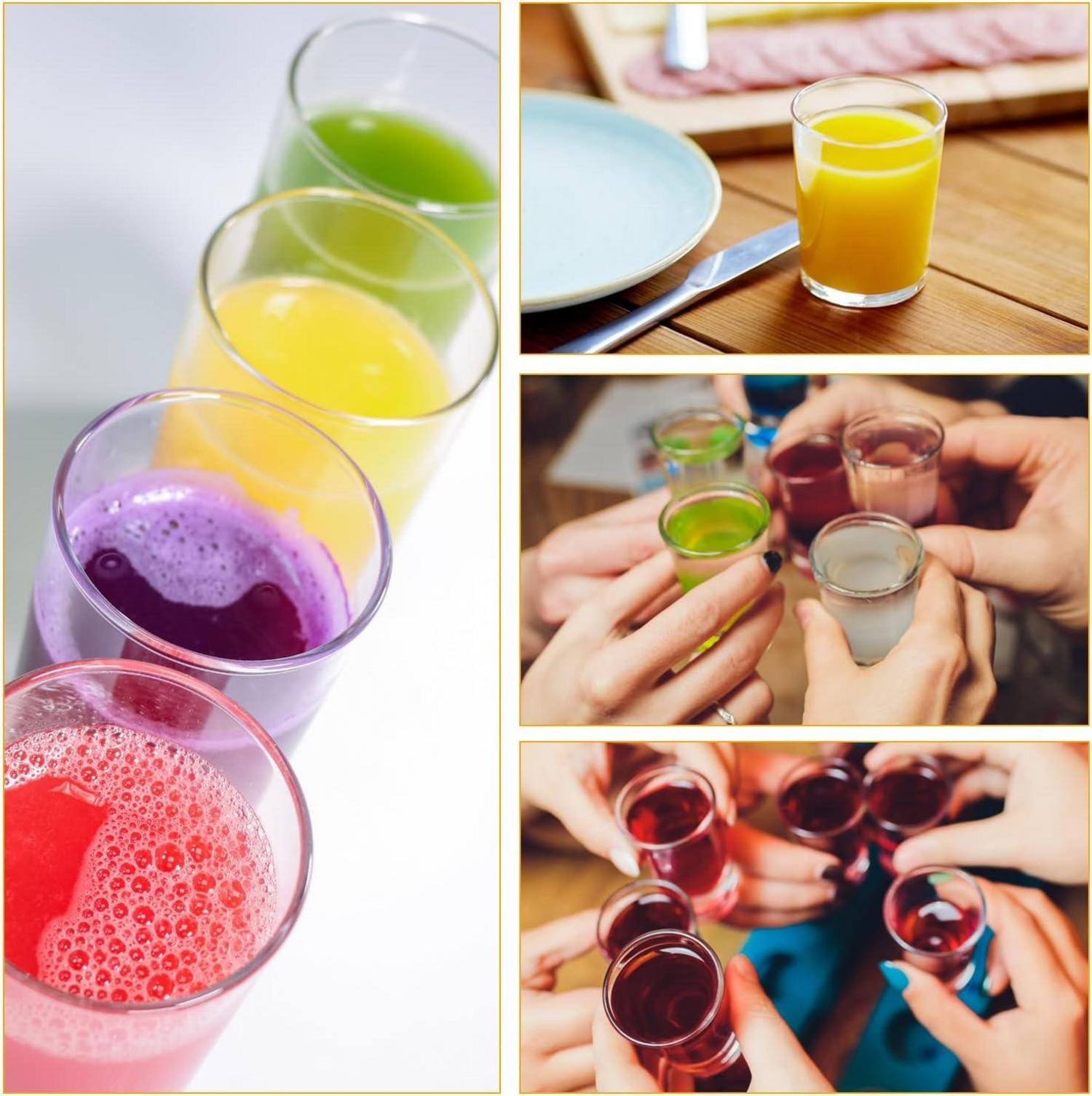 150 Stück Plastik Shotgläser 30ml wiederverwendbar Bankett Party