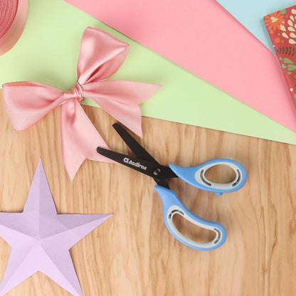 Kinderschere Sicherheitsschere Bastelschere mit stumpfer Spitze Edelstahl Griff
