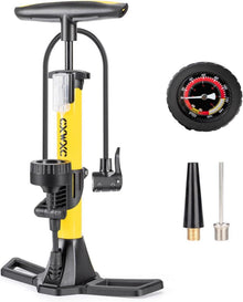Fahrradpumpe mit Manometer für alle Ventile 160 PSI 11 Bar Standpumpe