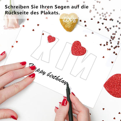 NIX Geldgeschenk Verpackung für Geburtstage und Hochzeiten