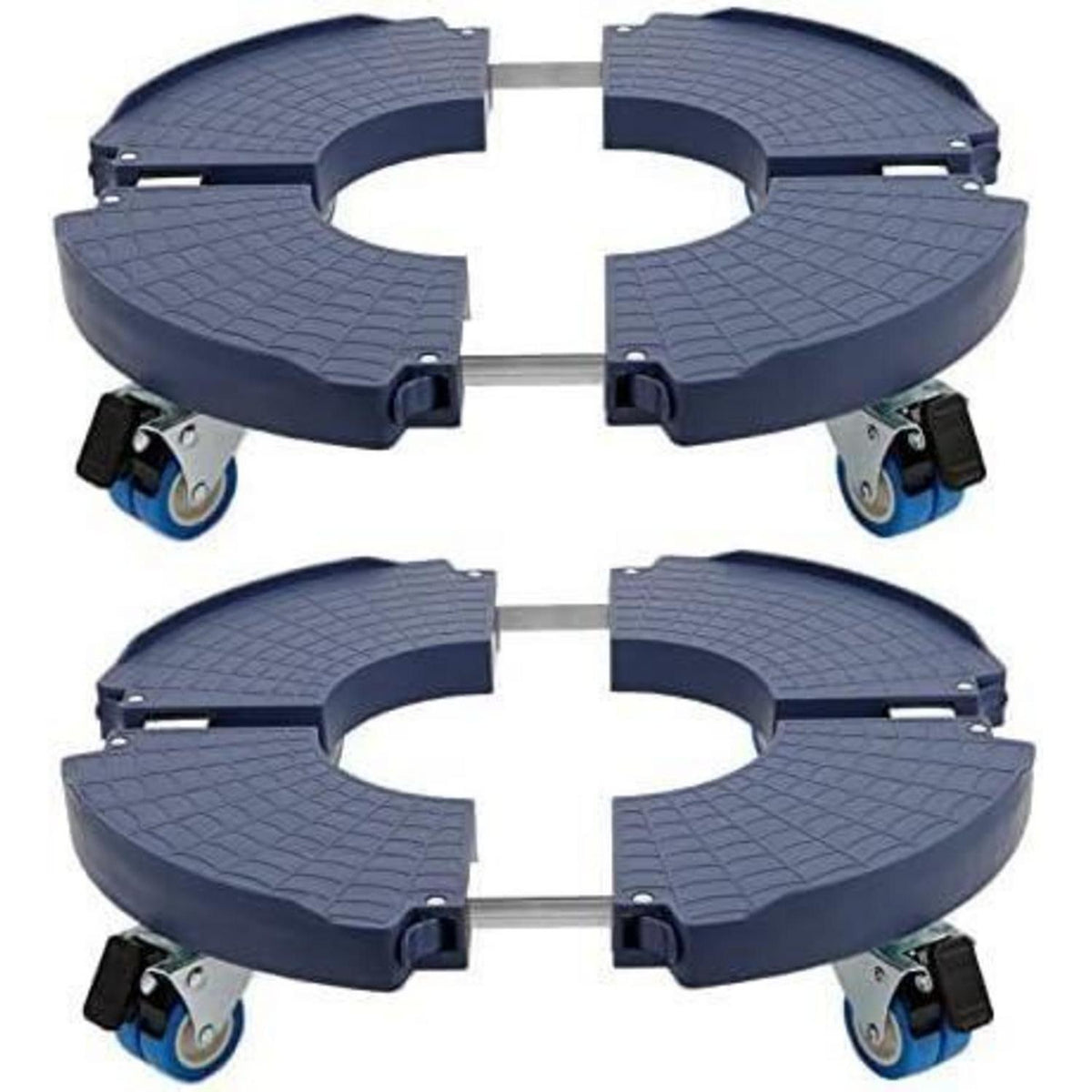 Pflanzenwagen mit Rädern, 2er-Pack, verstellbar & robust