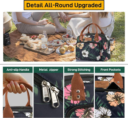 Isolierte Lunchtasche für Frauen Männer Arbeit Erwachsene Kühltasche