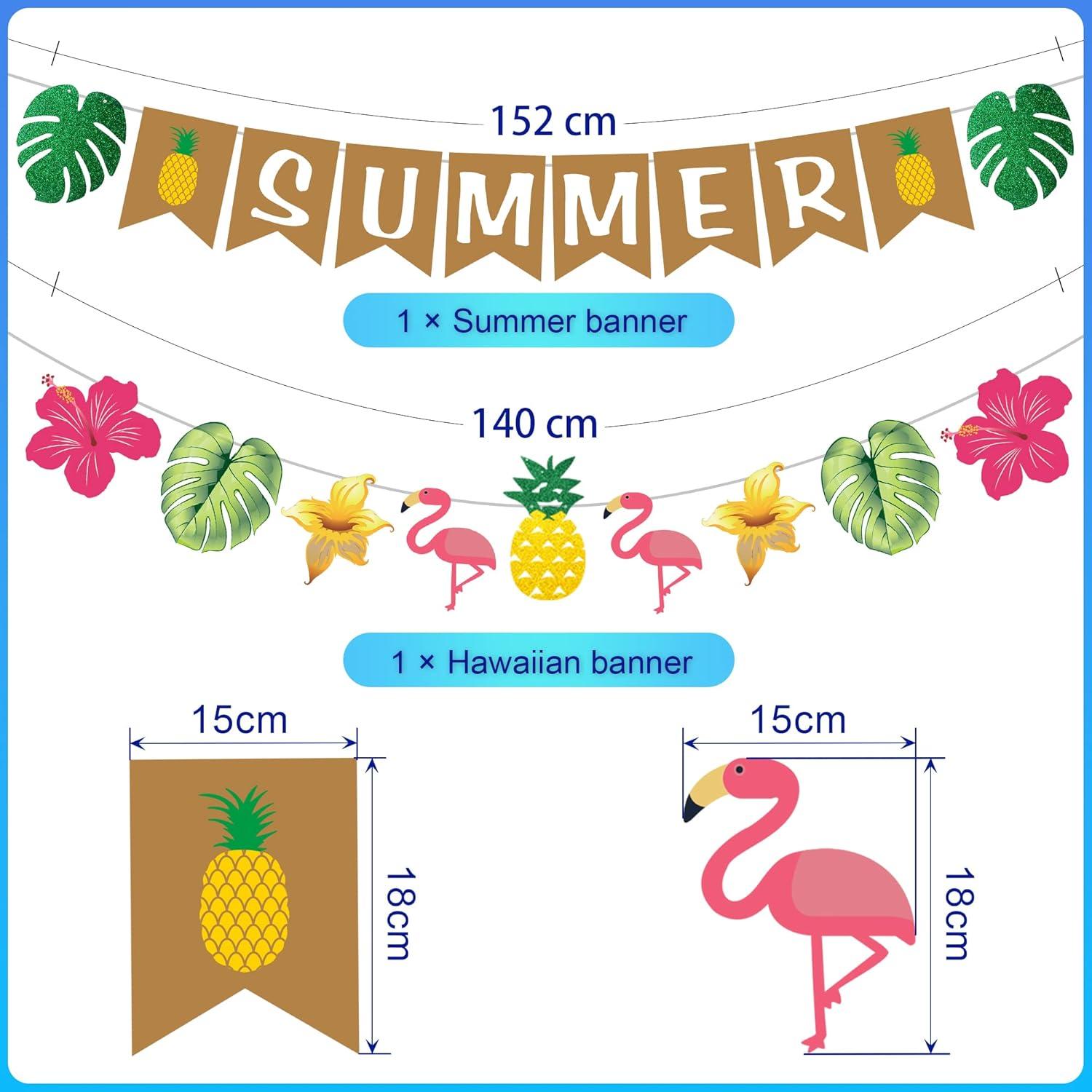 Hawaiianische tropische Party-Dekorationen Sommer Strand Deko