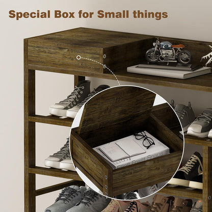 Mafalion Bambus Schuhregal 6 Tier Shoe Storage Organizer