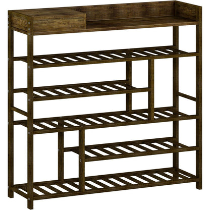 Mafalion Bambus Schuhregal 6 Tier Shoe Storage Organizer