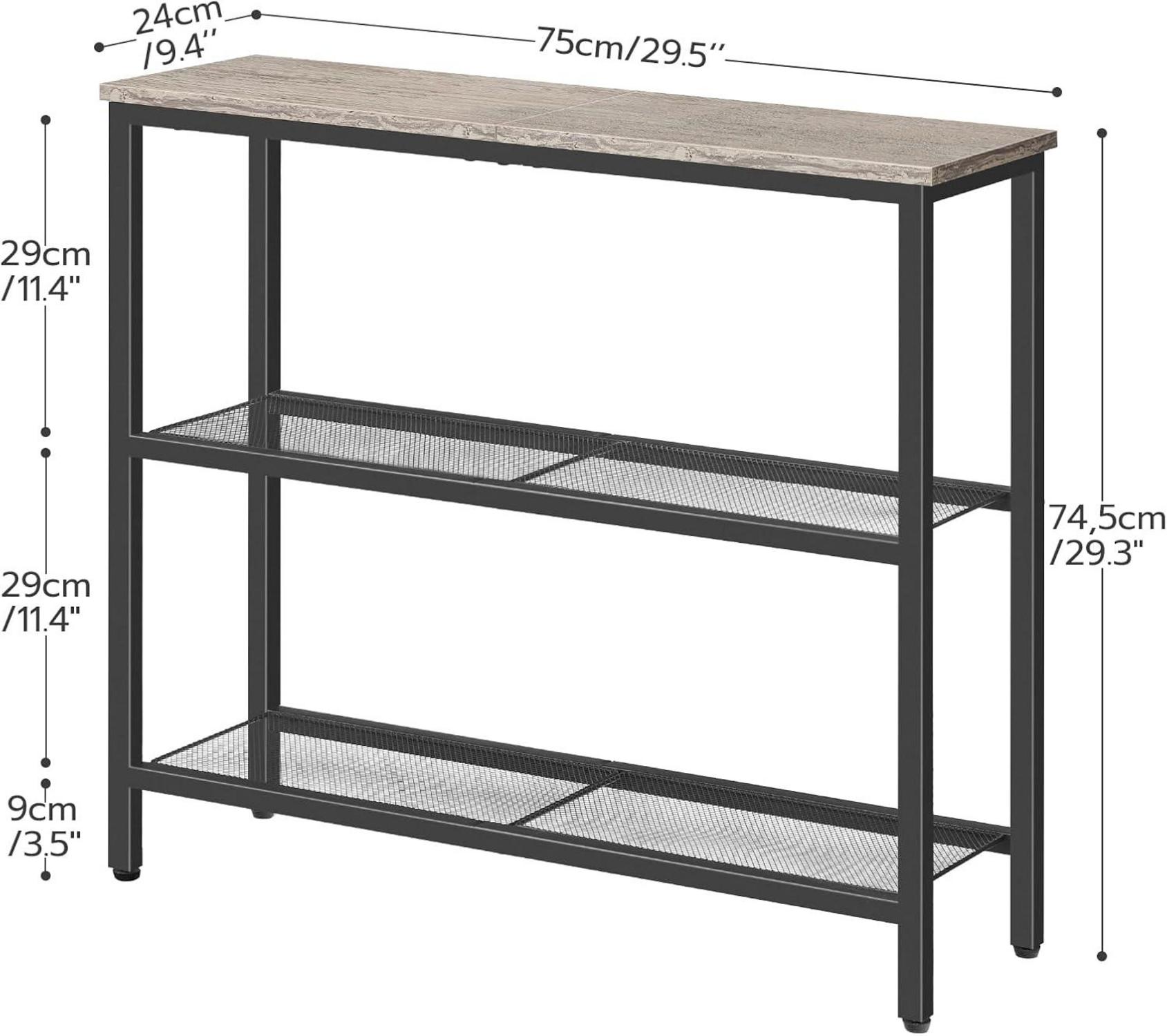 Schmaler Konsolentisch Metallgestell Industrie-Design Eingang Flur