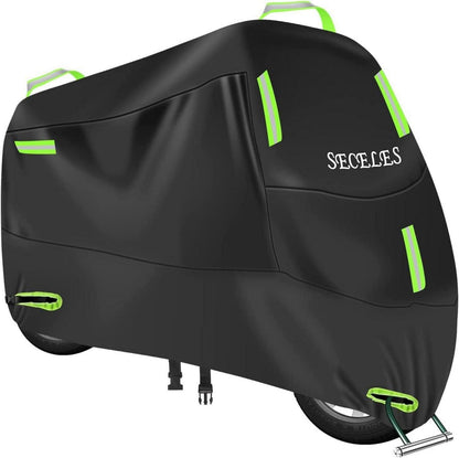 Motorrad Abdeckplane 300D Wasserdicht Outdoor Winterfest 200x90x100 cm