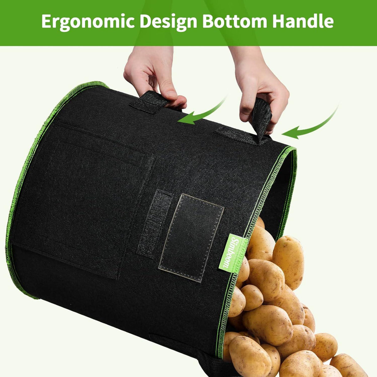 Kartoffel Pflanzsack 40L 10 Gallonen Pflanztasche mit