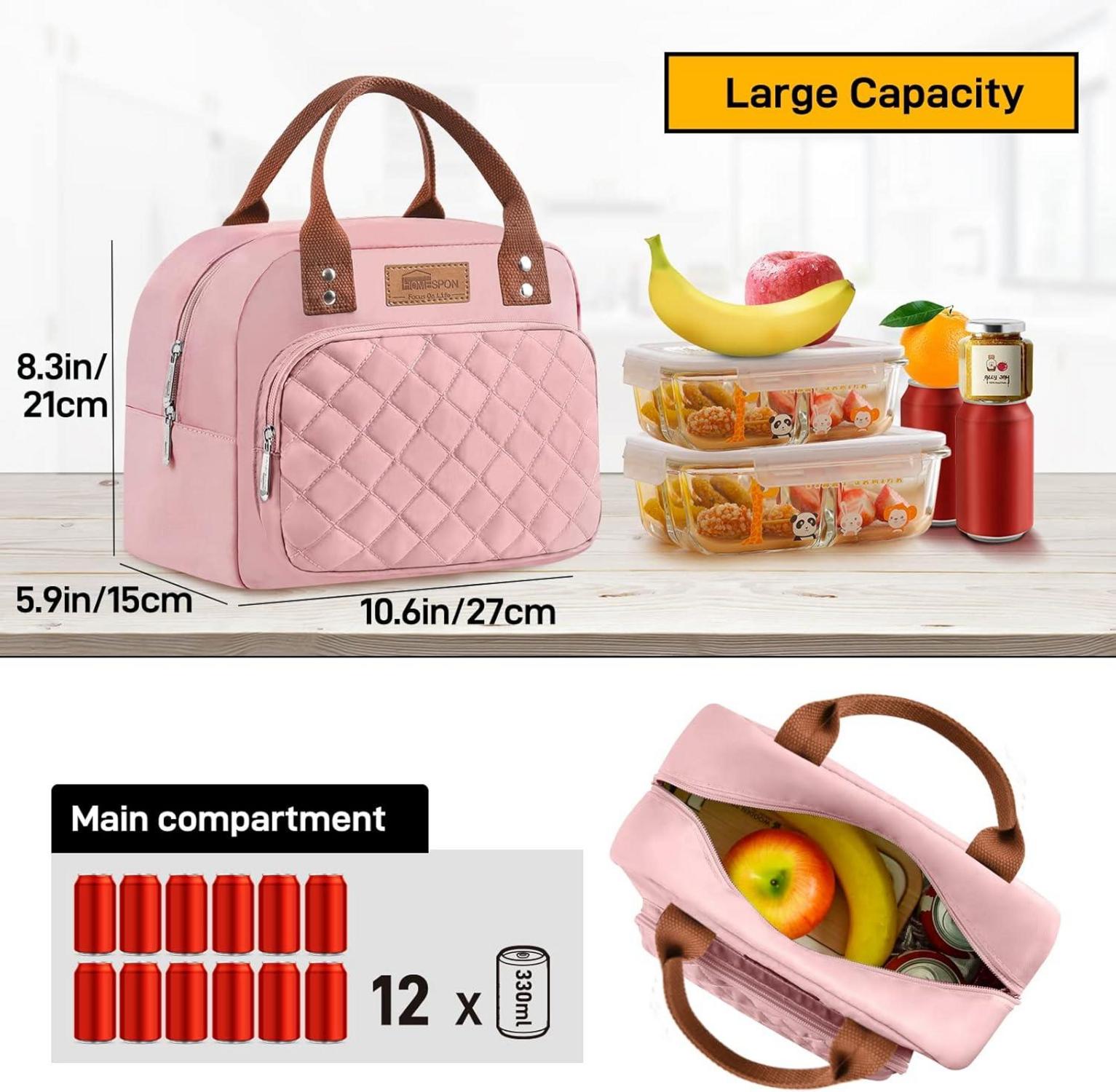 Isolierte Lunchtasche für Arbeit Schule Picknick Wasserdicht