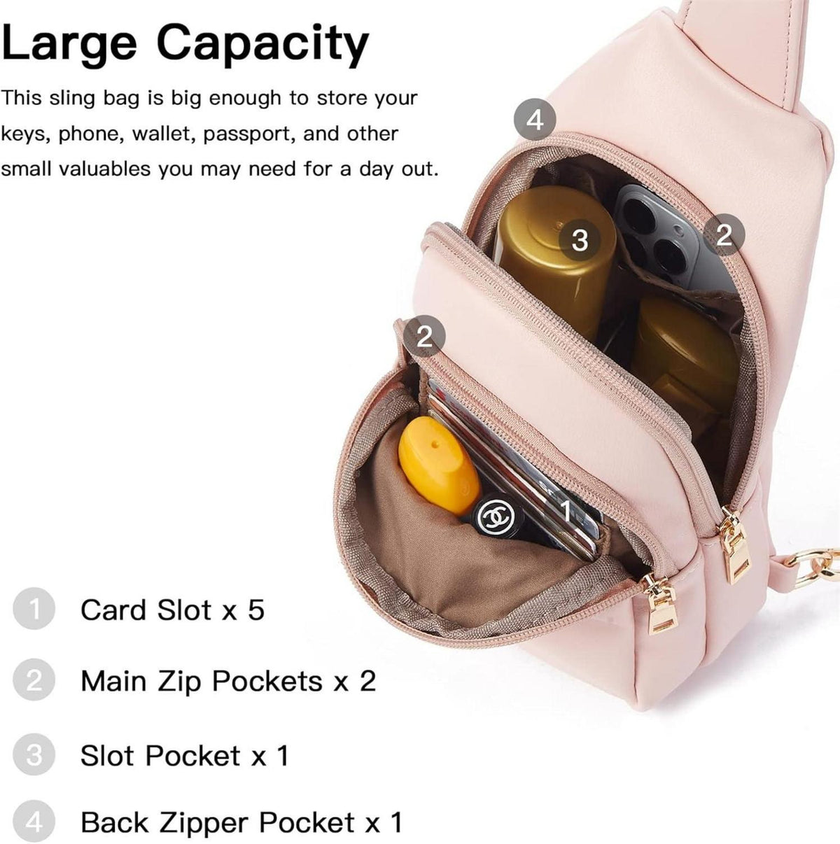 Telena Crossbody Umhängetasche Damen PU Leder Schultertasche Gelb