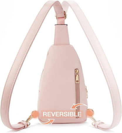 Damen Crossbody Umhängetasche PU Leder Bauchtasche Gelb Stylisch