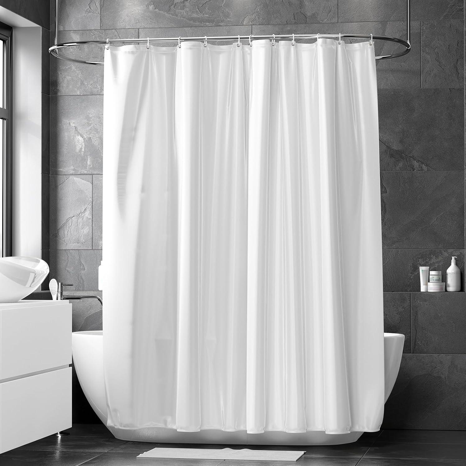 Duschvorhang 240x200 cm Anti-schimmel PVC Textil