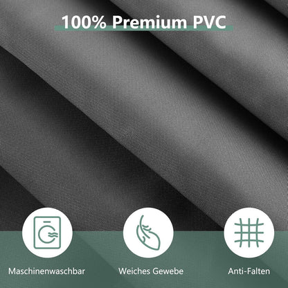 Duschvorhang 180x180 cm Anti-schimmel PVC Textil