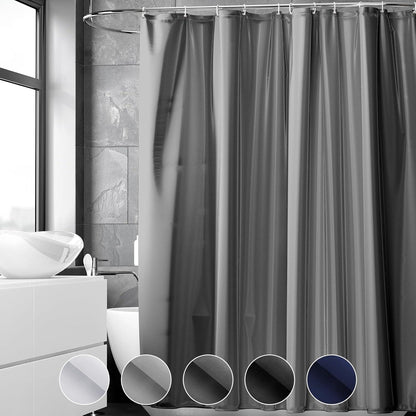 Duschvorhang Anti-schimmel PVC Textil 180x180cm Dunkelgrau