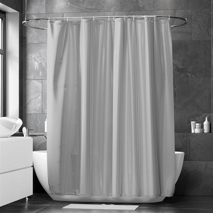 Duschvorhang 180x200cm Anti-Schimmel Wasserabweisend Grau