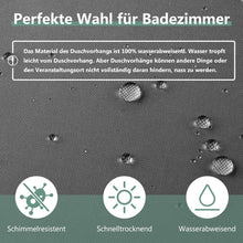 Duschvorhang 240x200 cm Anti-schimmel PVC Wasserabweisend