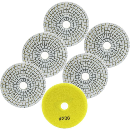 Diamant Polierscheiben 100mm Körnung 200 für Granit & Marmor