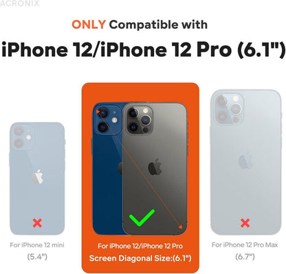 iPhone 12/12 Pro Hülle, Liquid Silicone Handyhülle Voll