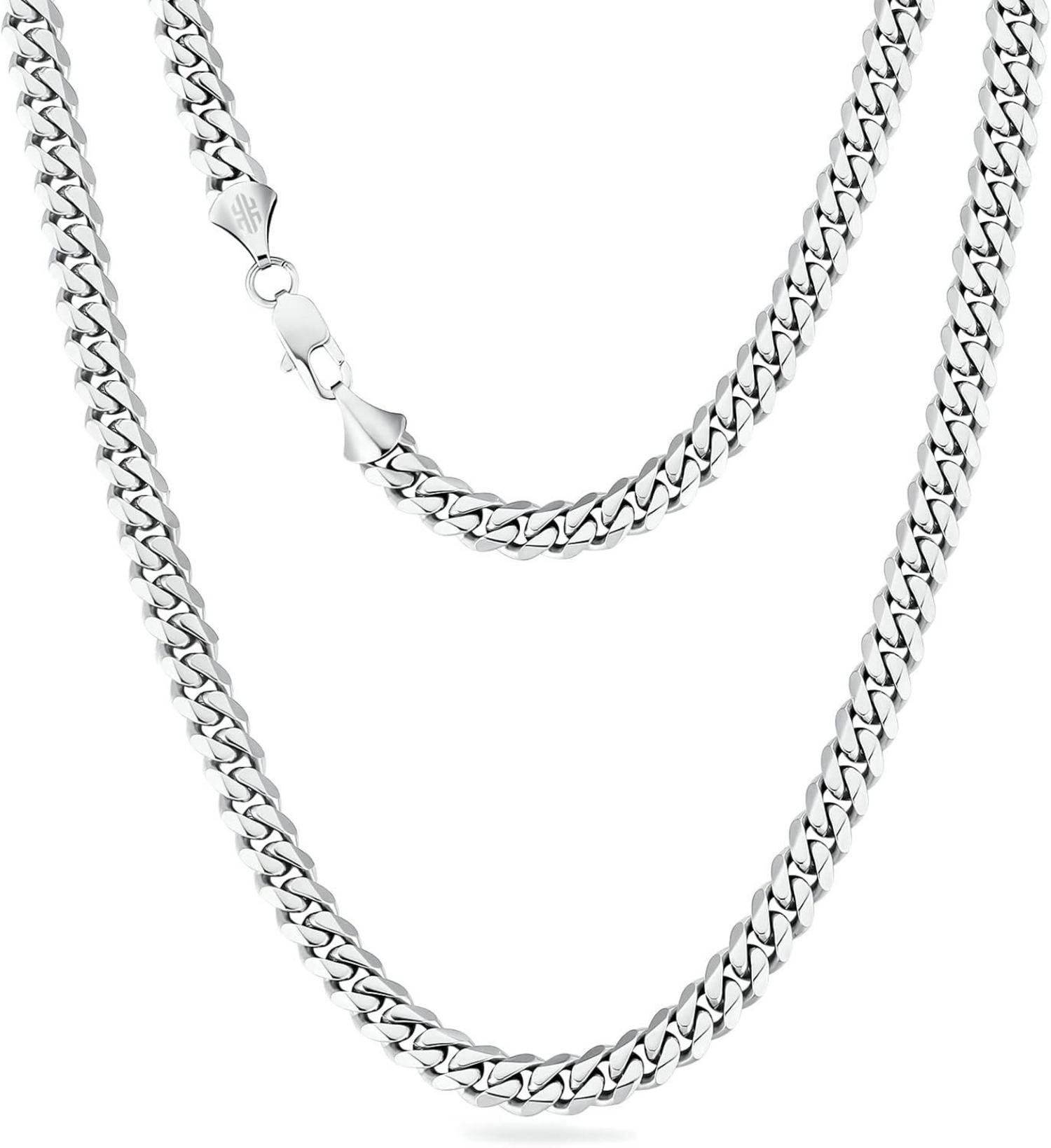 Edelstahl Panzerkette mit Diamantschliff, vergoldet, Cuban Chain