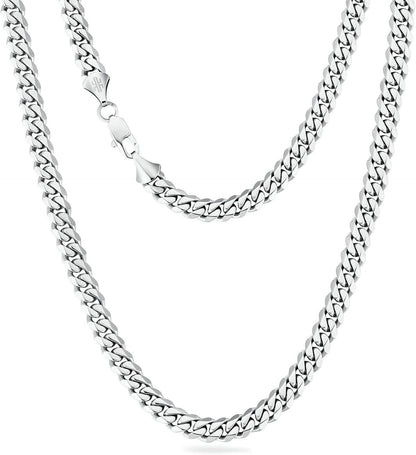Edelstahl Panzerkette mit Diamantschliff, vergoldet, Cuban Chain