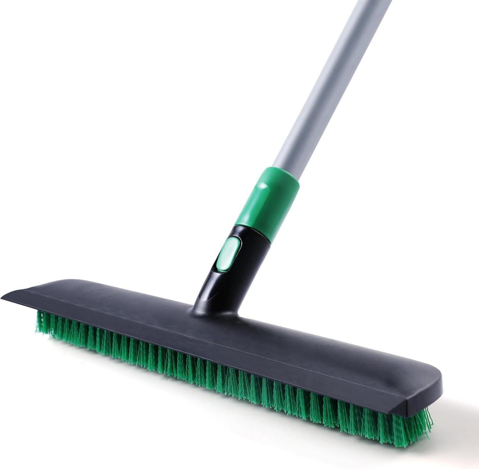 Bodenschrubber Teleskopstiel 2-in-1 Abziehbürste 38cm Bürstenkopf
