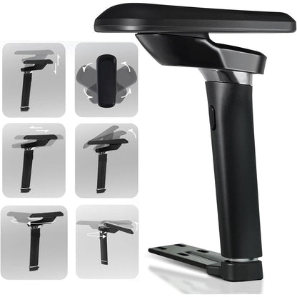 Ergonomischer Gaming Stuhl mit Fußstütze, Grau-Gelb