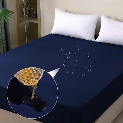 Wasserdichter Matratzenschoner 90x200cm Spannbettlaken Atmungsaktiv