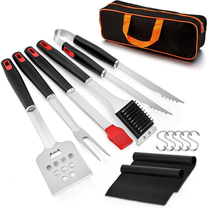 OstalbGriller Premium Grillbesteck Set 13tlg Grill Zubehör