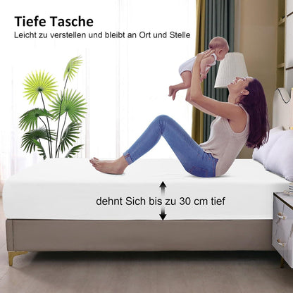 ohano Wasserdichter Matratzenschoner 140x200cm Spannbettlaken
