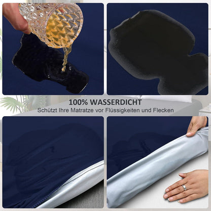 Wasserdichter Matratzenschoner 140x200cm | Spannbettlaken Bettlaken