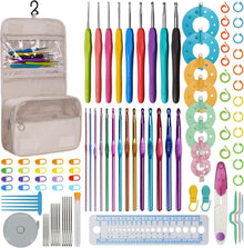 Häkelnadel-Set für Anfänger, 105-teilig, hochwertiges Zubehör