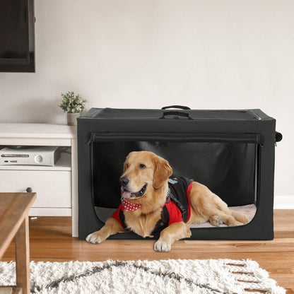 Faltbare Hundebox für große Hunde – Komfortabler Schlaf- & Reisekennel