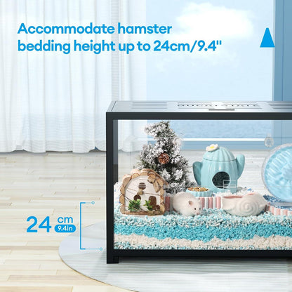 Metall Hamster Käfig - Stapelbar, Kauschutz, 80x44,7x50,6cm