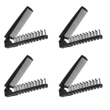 Faltbarer Klappkamm Bartkamm Nylonkamm Haarbürste 2-in-1-Design
