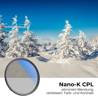 Slim CPL Filter 40,5mm Zirkular Polfilter Optisches Glas