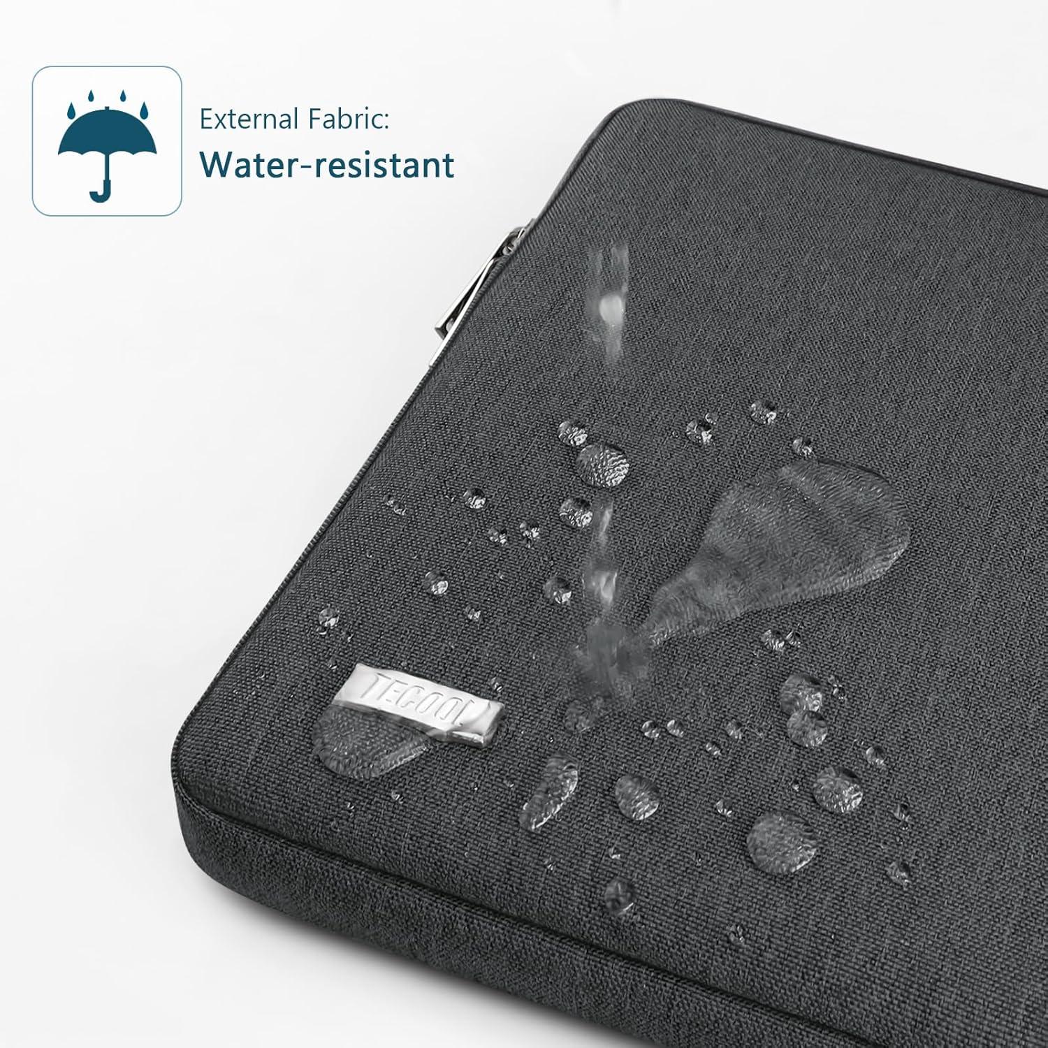 Laptoptasche 15,6 Zoll wasserdichte Notebookhülle Space Grau
