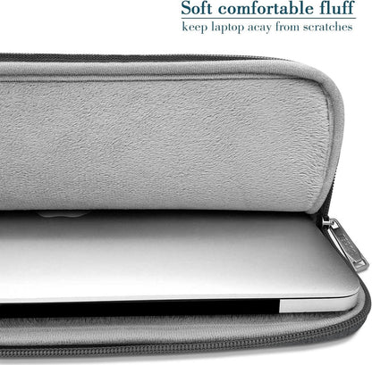 TECOOL Laptoptasche 15,6 Zoll wasserdichte Laptop Hülle Space Grau