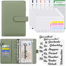 Budget Planner A6 mit Geldumschlägen und Budget Blätter