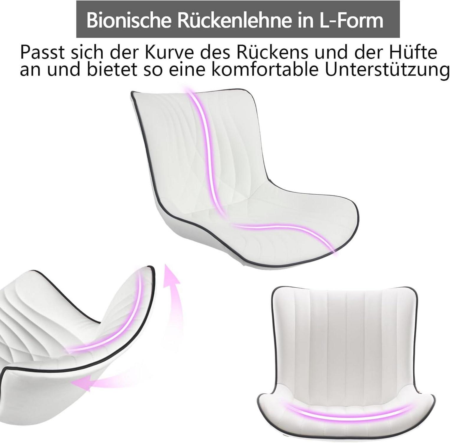 YOUTASTE Ergonomischer Bürostuhl mit Fischschwanz