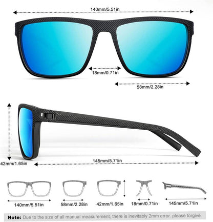Polarisierte Sonnenbrille Herren/Damen, Vintage Brillengestell, HD-Pilotobjektive; Outdoor-Sportarten Mode Sonnenbrille