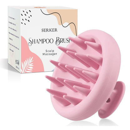 Kopfhaut Massagebürste Shampoo Bürste Silikon Haar Scalp Massager