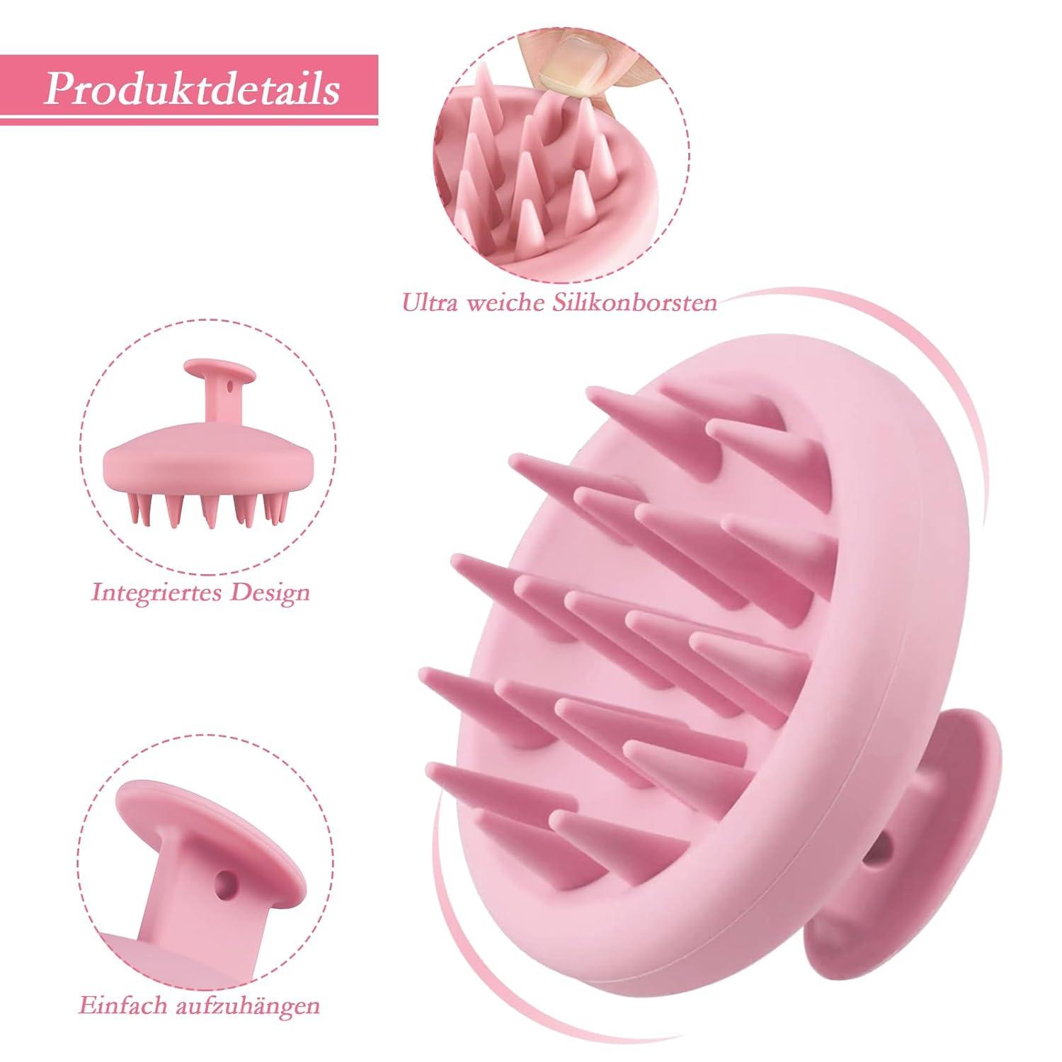 Kopfhaut Massagebürste Shampoo Bürste Silikon Haar Scalp Massager